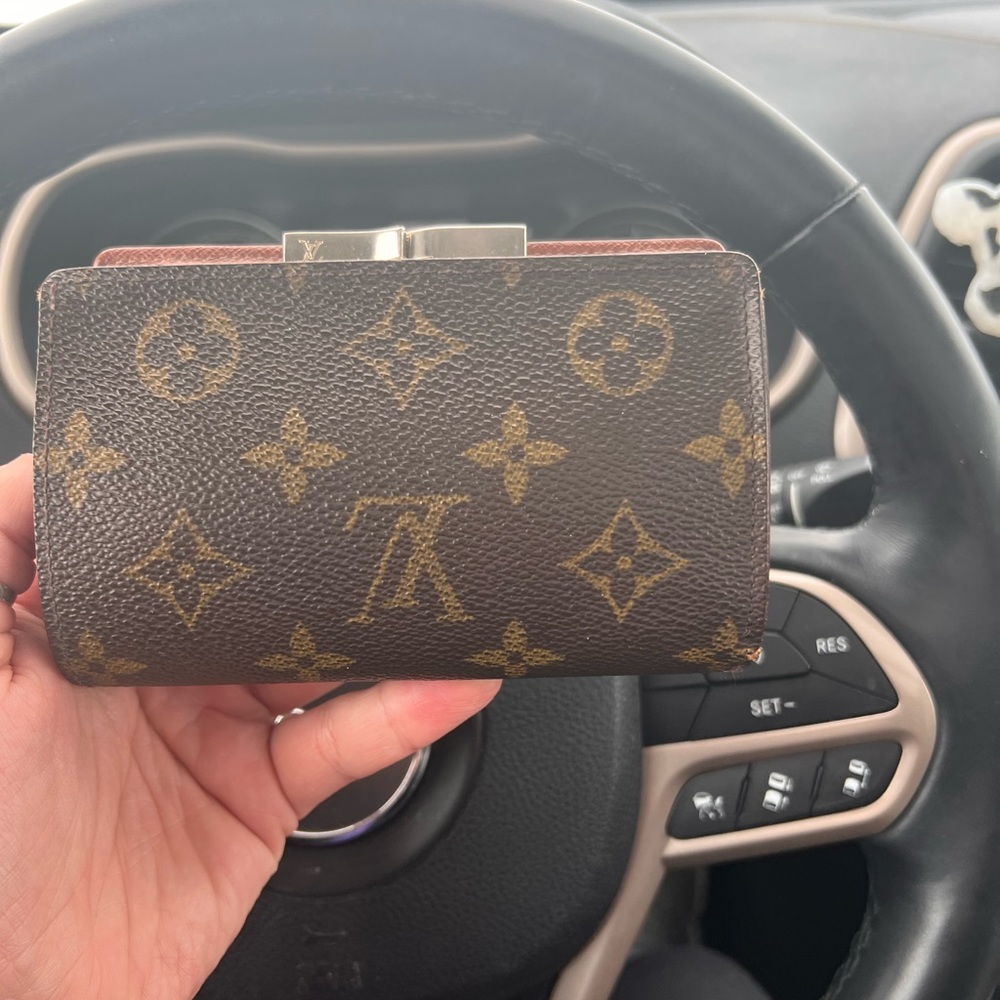 Monogram Kisslock Wallet